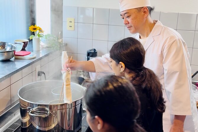 Arashiyama's Best Vegan Ramen & Gyoza Class - What you actually cook: two ramen broths and crispy gyoza
