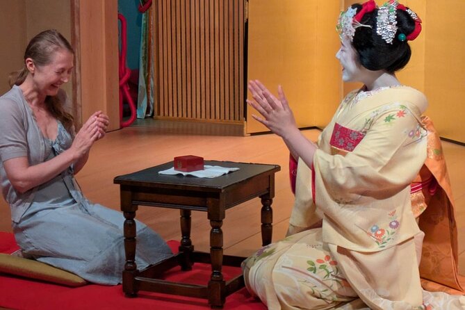 Authentic Maiko Experience&Kyoto Dinner (Free drink) at Noh Stage - Ozashiki games and Q&A: where the evening becomes personal