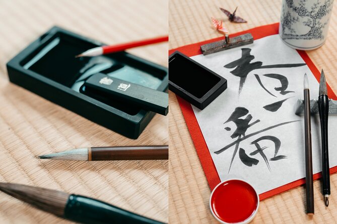Calligraphy & Digital Art Workshop in Kyoto - Tea break and practice pause: keep your momentum