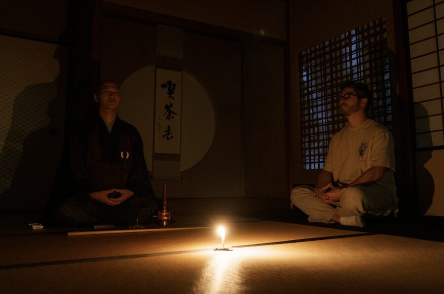 Candlelit Zen: Evening Meditation at Kyoto’s Secret Temple - Tea ceremony time and a real chat with the monk