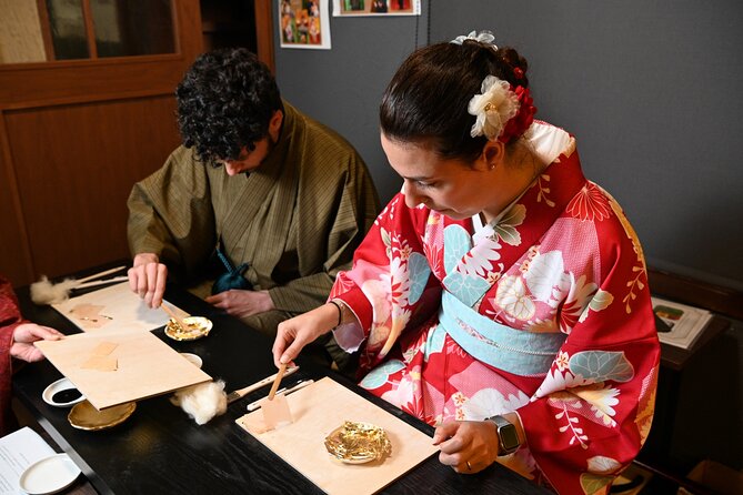 Elegant Tea Ceremony While Wearing Kimono Experience in Kyoto - Your choice after tea: calligraphy, gold leaf, or Nishiki Market