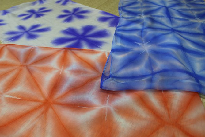 Hanakoushi cotton Scarf Class - Kyoto Scarf Dyeing That Actually Becomes a Souvenir
