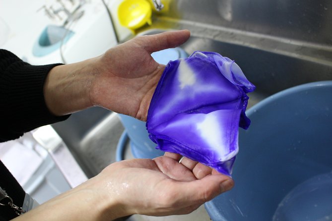 Hanakoushi cotton Scarf Class - Dyeing Time: The Part That Feels Like Magic