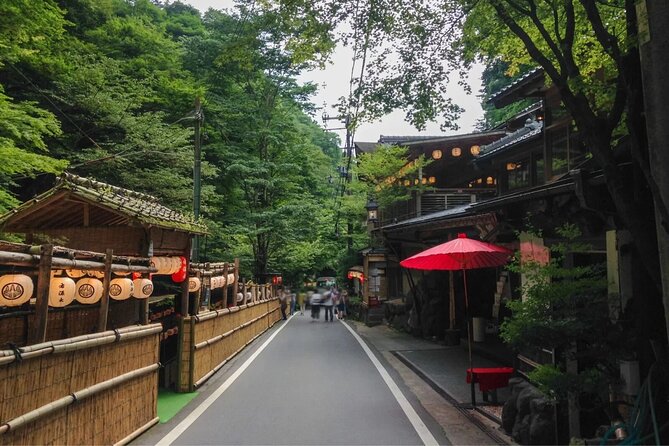 Hike and explore the Kurama and Kibune ancient Paths - Kibune River atmosphere and Kifune-jinja: water wishes and red lantern steps
