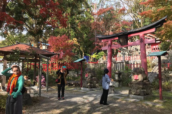 Inside of Fushimi Inari - exploring and lunch with locals - Bamboo and cedar forest paths: holy stops and a factory visit
