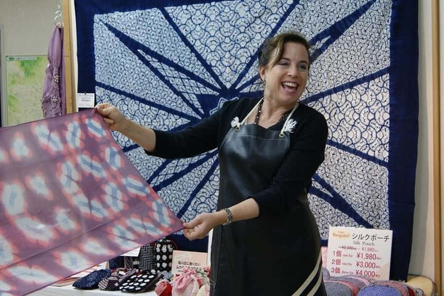 Itajime Shibori Scarf Class at Kyoto Shibori Museum - Itajime Shibori in Kyoto: How the Pattern Gets Made