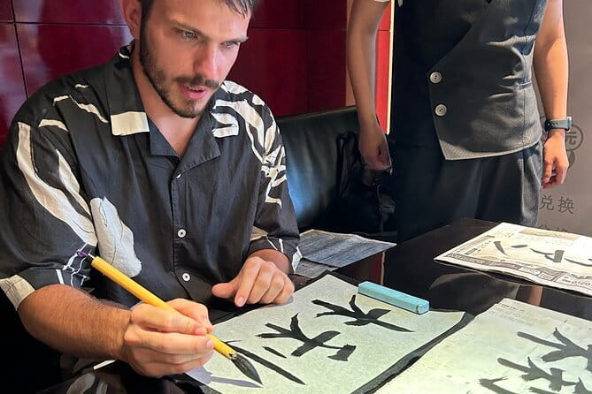 Japanese Calligraphy - Shodo - Lesson (near Kyoto Station) - What you actually take home (not just a certificate)
