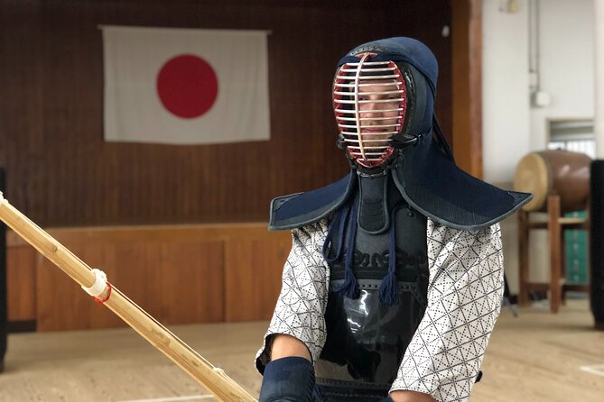 Kendo and samurai experience in Kyoto - Sword and gear lineup: bamboo, foam, replica blades, and real cutting moments