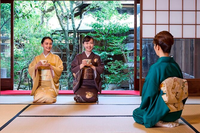 Kimono Tea Ceremony at Kyoto Maikoya, Karasuma Shijo - Inside the tatami tea room: etiquette, tools, and pacing