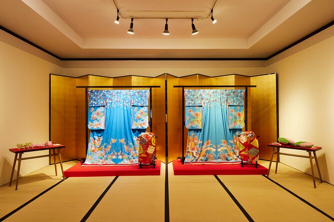 Kyomai Dance by Maiko Geiko and Visits of Gion Art Museum Kyoto - The museum exhibits: kimonos, accessories, and the details people miss