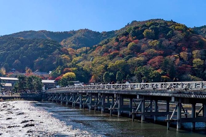Kyoto Early Bird English Tour: Fushimi-Inari and Arashiyama - Togetsukyo Bridge: 15 minutes of Katsura River views that land well