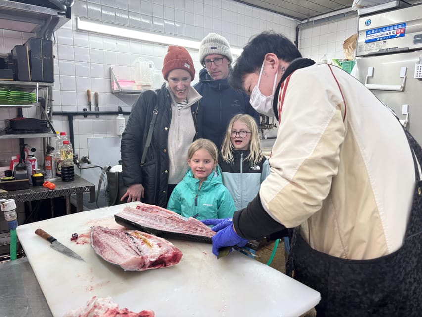 Kyoto: Enjoy Sushi & Market Tour! Best for Family & Couple! - Nishiki Market fish cutting: why this stop matters