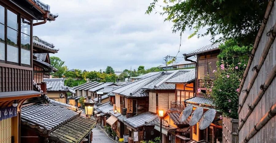 Kyoto full day private day trip with English speaking driver - Arashiyama Bamboo Grove and Togetsukyo Bridge: the calm contrast