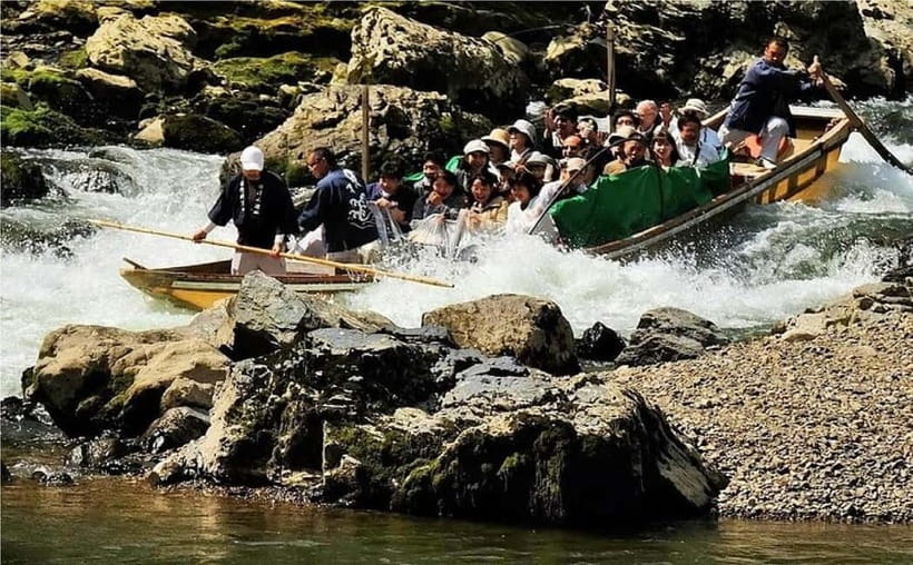 Kyoto Hozugawa River Boat Sagano Romantic Train Tour - The Hozugawa River boat ride: where the excitement really is