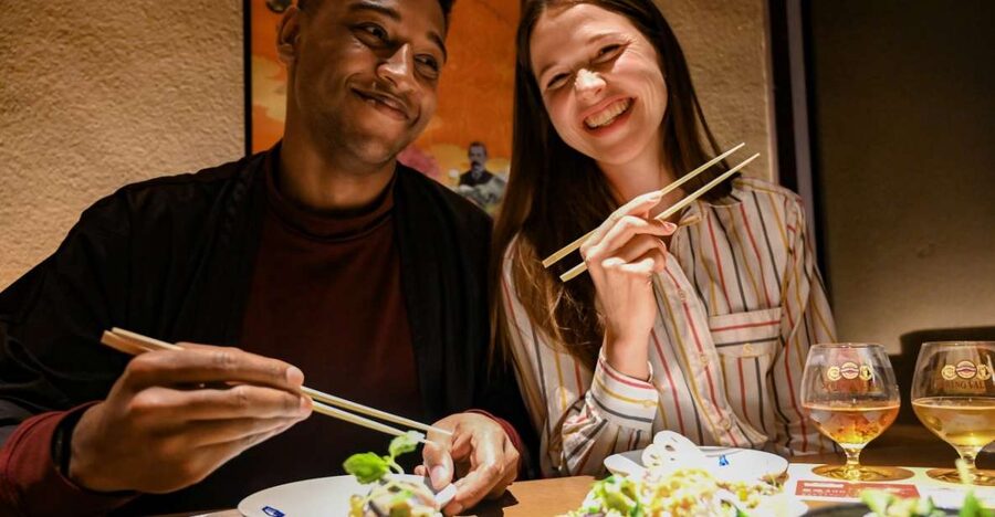 Kyoto: Izakaya Food Tour with Local Guide - The Starbucks Meeting Point and the First Walk Into Izakaya Culture
