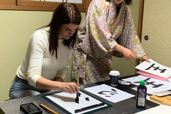 Kyoto: Japanese Calligraphy Class in 150 years old townhouse - The Brushwork: Beginner-Friendly Technique That Doesn’t Talk Down
