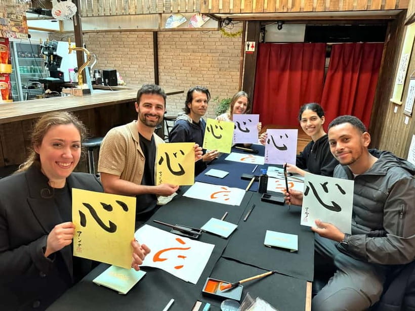 Kyoto: Japanese Calligraphy Workshop - A clear 1–2 hour flow: from strokes to a finished kanji keepsake