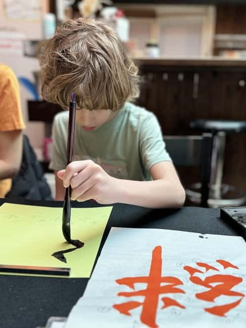Kyoto: Japanese Calligraphy Workshop - Meet Takako and her helpers: patient coaching that keeps you from guessing