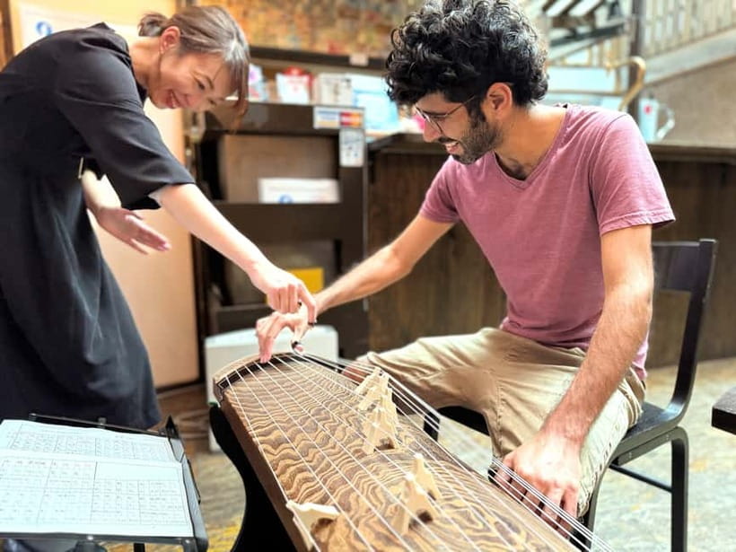 Kyoto: Japanese Koto Musical Instrument Class - Gojo Paradiso: the calm Kyoto setting for your first koto notes