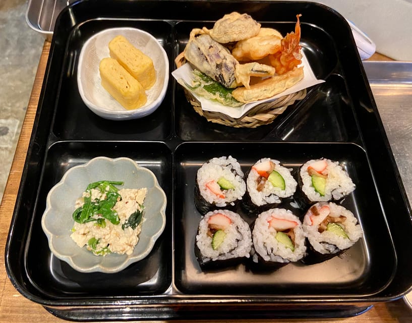 Kyoto: Japanese Washoku Bento Small Group Cooking Class - Sushi Rolls and Rolled Omelette: Build, Set, and Slice