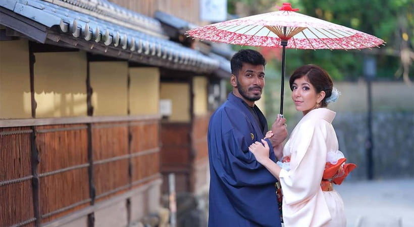 Kyoto Kimono Rental mimosa ｜Kimono/Yukata Rental Couple Plan - Kyoto Kimono Rental Mimosa couple plan in plain terms