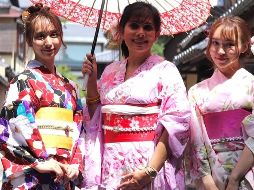 Kyoto Kimono Rental mimosa｜Kimono/Yukata Rental Ladies Plan - Timing That Works: Same-Day Until 1:00 p.m., Then Return by 19:00