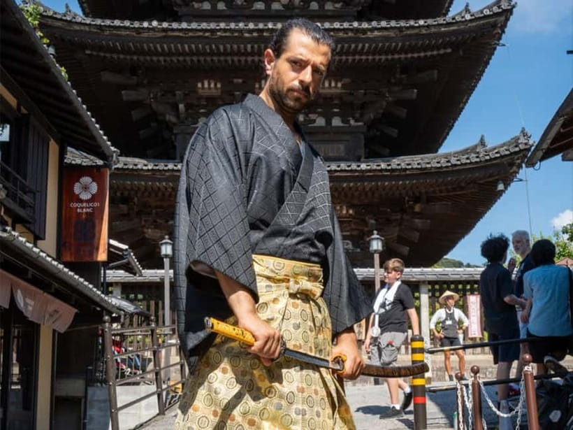 Kyoto Kimono Rental mimosa Samurai Plan｜Feel the History - Katana Prop Etiquette: How to Keep It Respectful