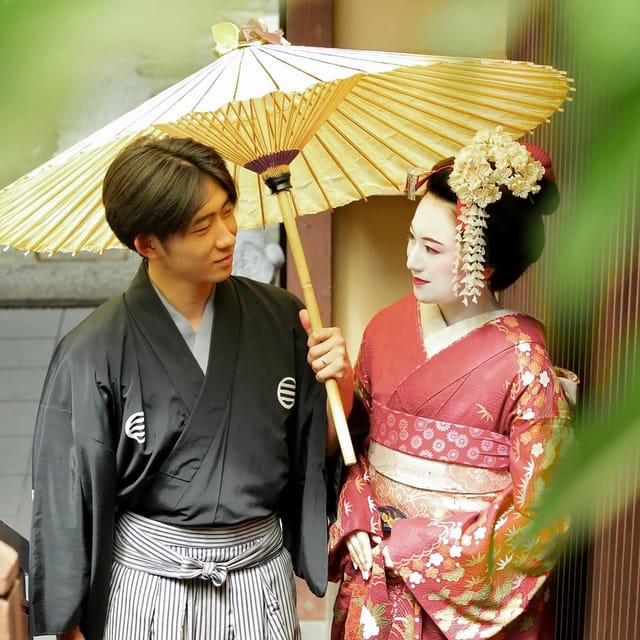 Kyoto kiyomizu Temple : Maiko and Samurai Couple Photoshoot - How Fast You Get Your Results (Prints and Digital DATA)