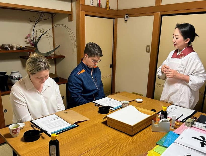 Kyoto: Local Home Visit and Japanese Calligraphy Class - How you learn kanji strokes that actually make sense