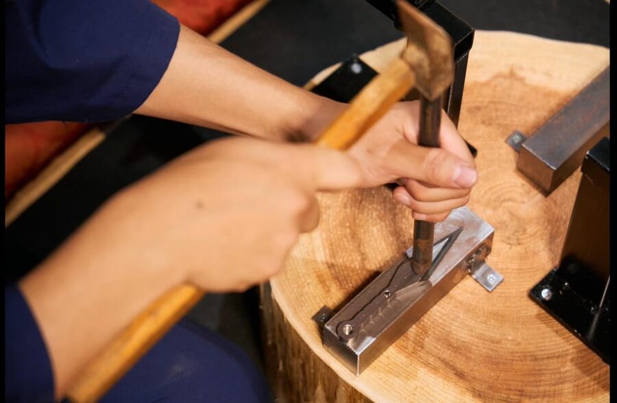 Kyoto: Ninja Weapon Forging Experience - Finishing Steps That Make It Feel Handmade: Belt Sander, Kanji, Blackening, Polish