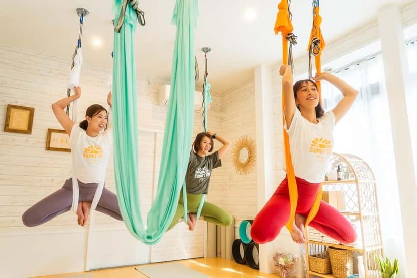 Kyoto: Private Aerial Yoga Class - Dress code and prep: small rules that make the session go smoother