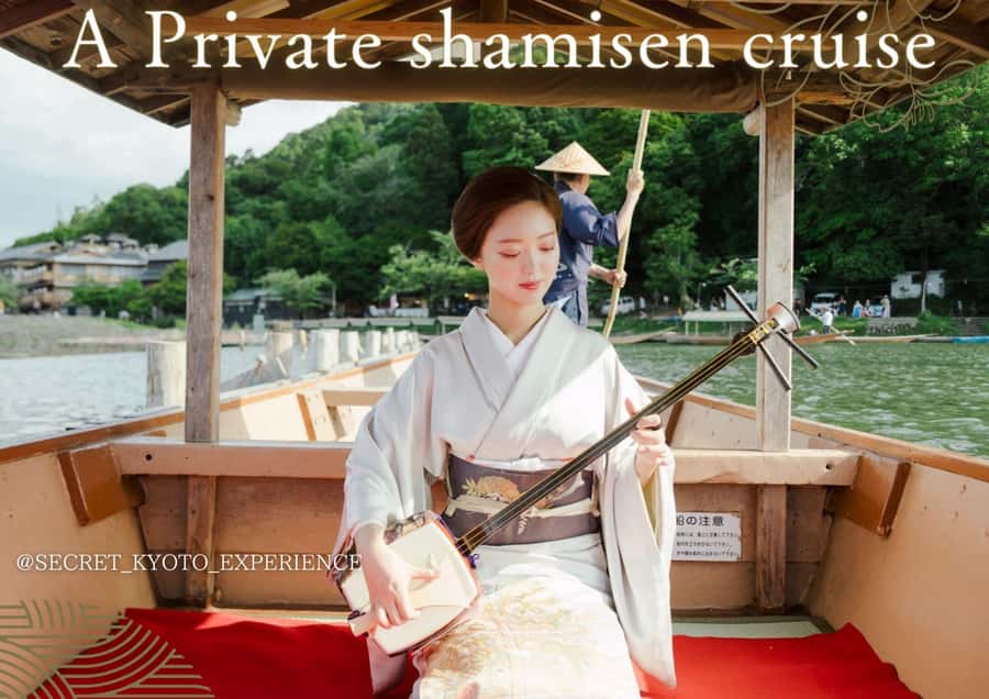 Kyoto: Private Boat Cruise with Shamisen and Games - Step aboard: the beginning at the Arashiyama dock