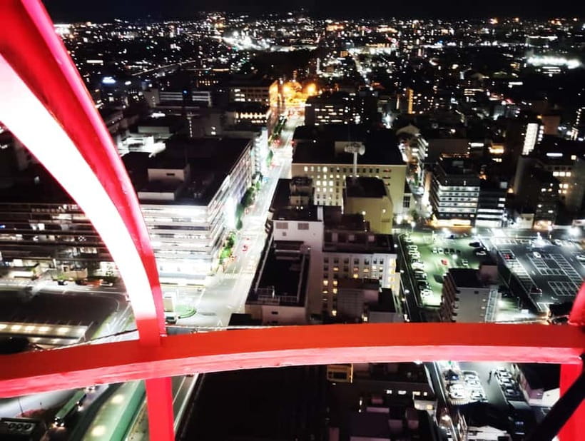 Kyoto: Station and Tower Night Tour with Light Show - Kyoto Tower at night: seeing the city from the right height
