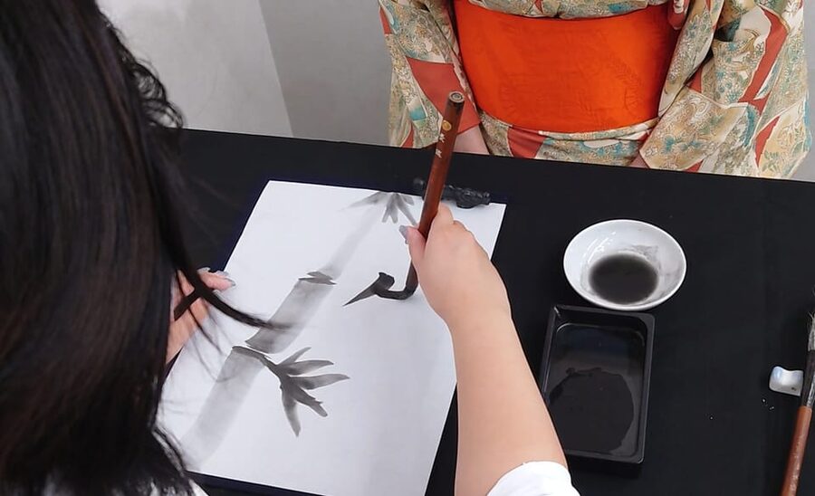 Kyoto: Sumi Ink and Brush Calligraphy Experience - Writing 竹 and 和: The Calligraphy Finish That Makes It Personal