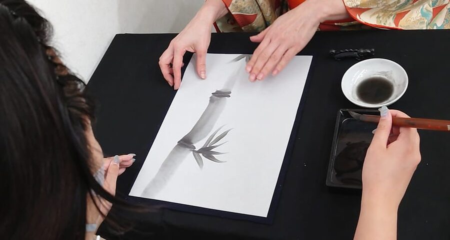 Kyoto: Sumi Ink and Brush Calligraphy Experience - Grinding Sumi Ink on a Suzuri: The Part That Sets the Tone
