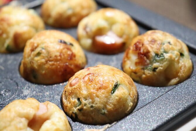 Kyoto Sushi & Takoyaki Cooking Class near Gion and Kiyomizu-dera! - Takoyaki at the stove: turning street-food into a real skill