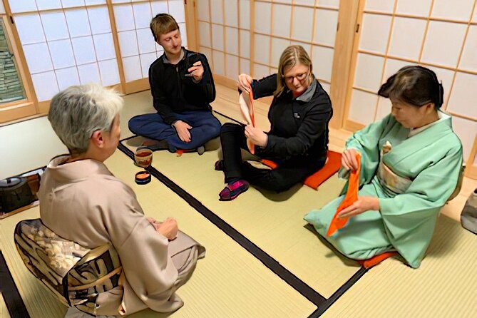 KYOTO Tea Ceremony with kimono near by Imamiya Jinjya Shrine - You Brew Your Own Tea: The Part That Makes It Stick