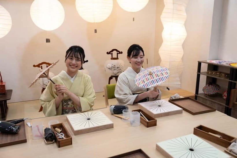 Kyoto: Traditional Mini Umbrella Making Workshop - Taking It Home: Stand, Box, and Carry Bag