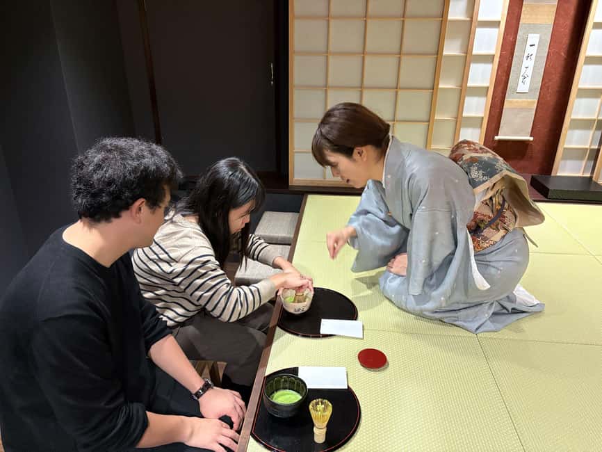 Kyoto: Traditional Tea Ceremony with Matcha & Sweets in Gion - Chair seating makes the ceremony truly approachable