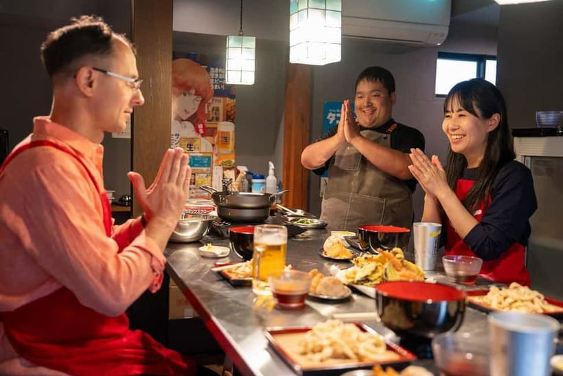 Kyoto Udon & Tempura Cooking Class with Professional Chefs - Inari Sushi and Onigiri: Rice That You Can Shape