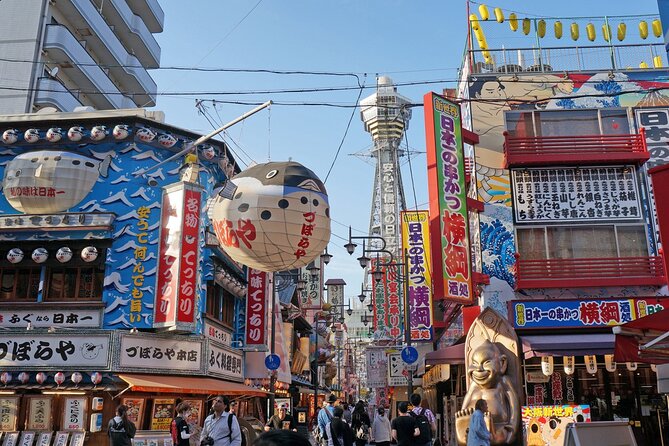 Osaka & Nara in 1-Day by Private Van with Local Expert Guide - Tsutenkaku Hondori and Osaka Street-Food Time