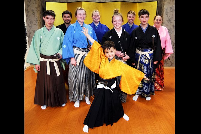 Samurai School in Kyoto: Samurai for a Day - The Longer Upgrade: Walking, Fan Skills, and Stage Kenbu