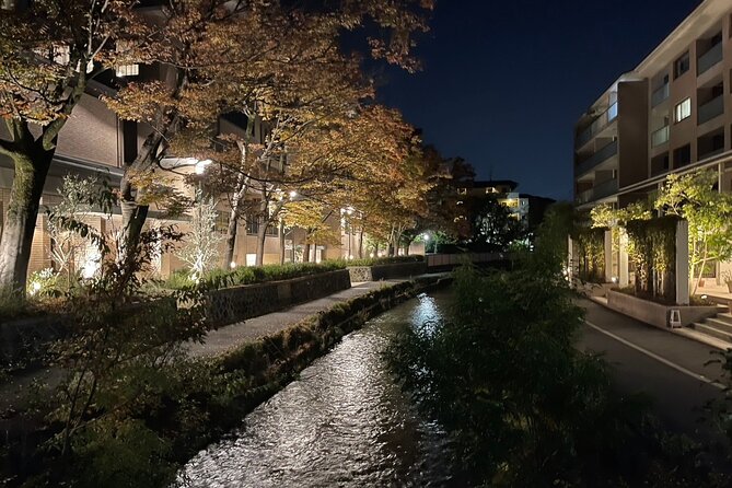 See What You Can’t See by Day — Explore Kyoto at Night by E-Bike - Shomen-dori Street: Kyoto meets modern landmarks