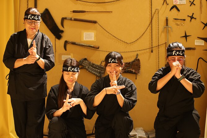 Skip the lines Basic Ticket at SAMURAI NINJA MUSEUM KYOTO - Guide Energy Matters: Naromi, Raito, Saku, Jasmine, and Nobu