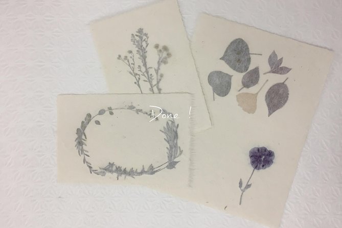 Traditional Japanese Washi Papermaking- Kyoto morning - What you take home: a real souvenir in about an hour